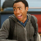 He looks thrilled! (Community)